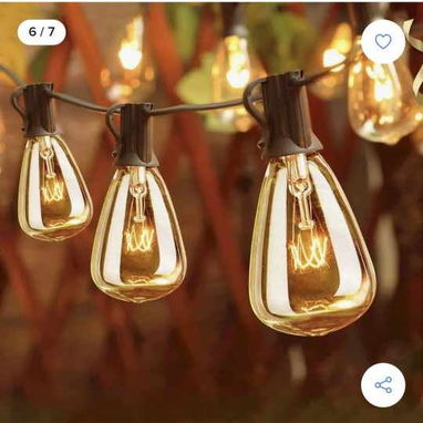Girnaldas vintage para exteriores o interiores decoración nuevas hermosas . Luces decorativas - 4/5