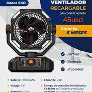 Ventilador Recargable EKO - Img 55538215