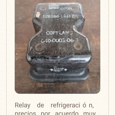 Relay y Termostato para refrigeración industrial. - Img 123773052